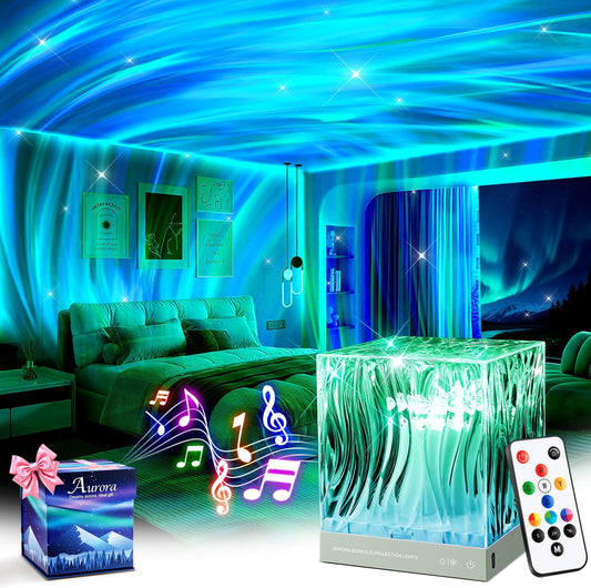 Crystal Mood Projector Lamp with 16 Colors & 3 Light Effects