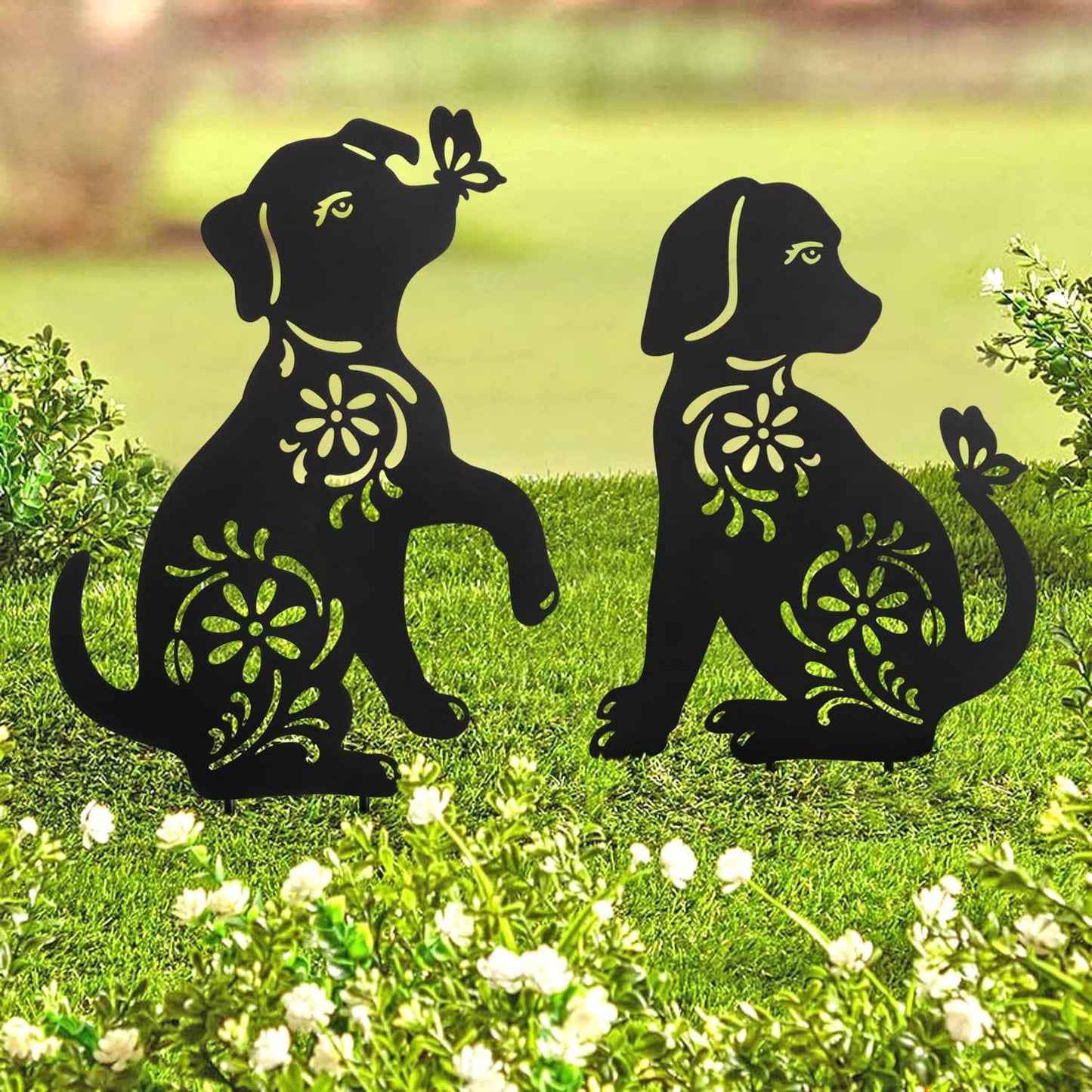 🐾Dachshund Rust Proof Metal Garden Stakes - Outdoor for Yard & Patio🍂