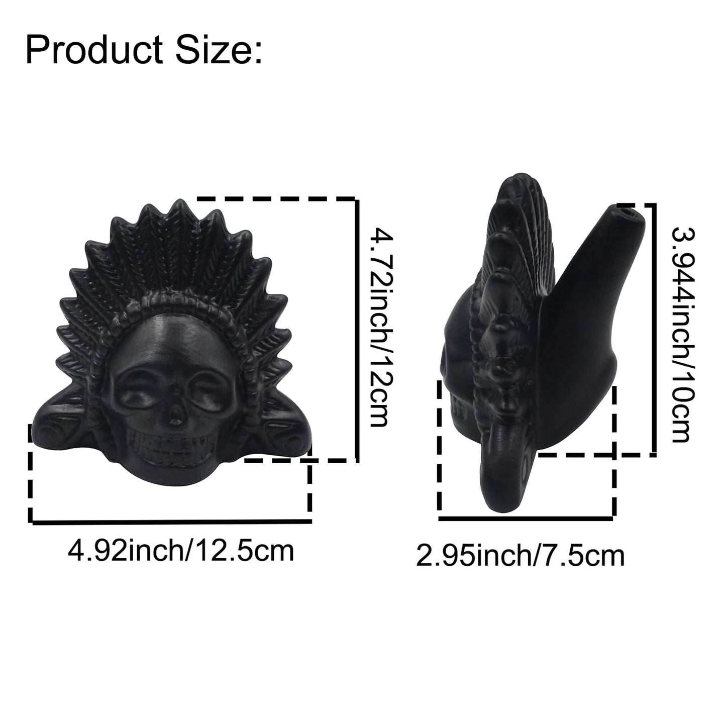 💀Aztec Death Whistle 125 dB+ Human Screaming Soundsstle