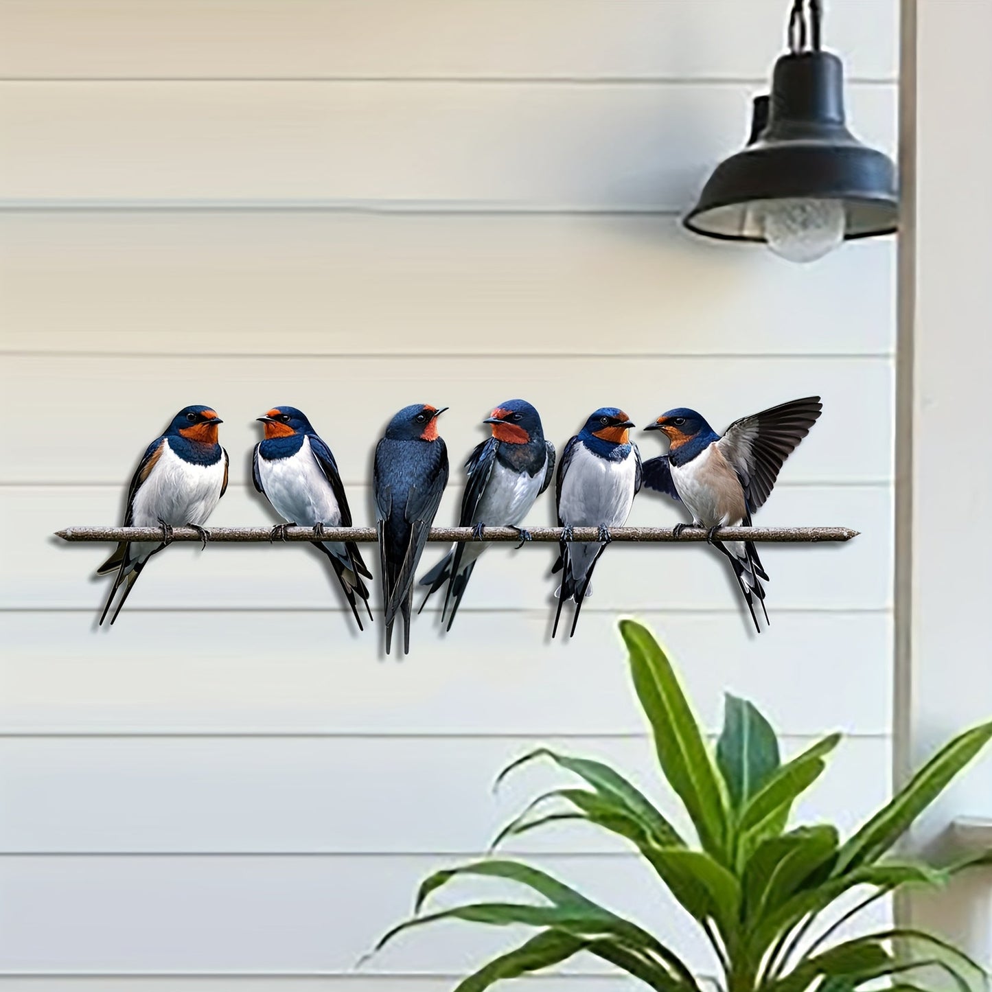 š¦Metal Birds on Branch Wall Decor Sculpture for Home, Indoor Patio
