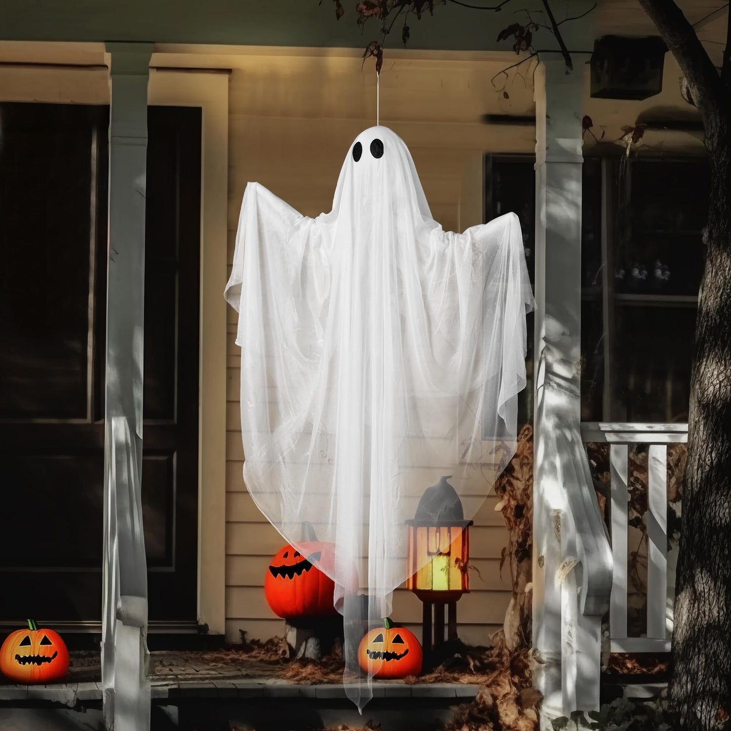 👻 Halloween Hanging Ghost Lights