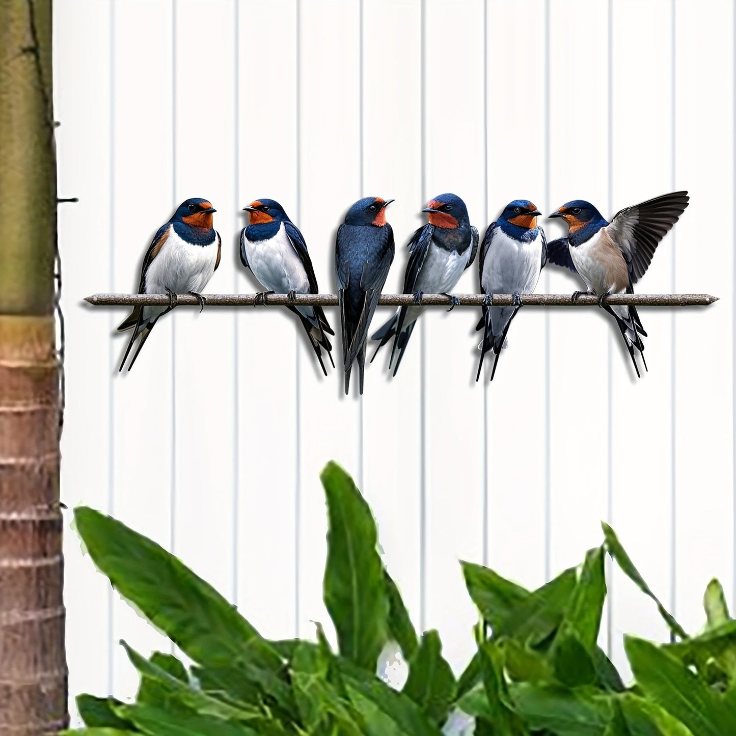 š¦Metal Birds on Branch Wall Decor Sculpture for Home, Indoor Patio
