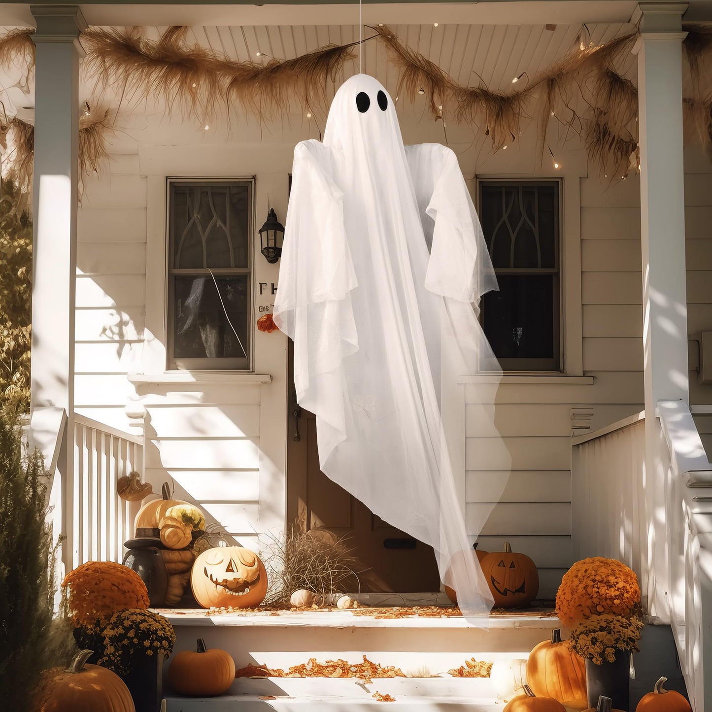 👻 Halloween Hanging Ghost Lights