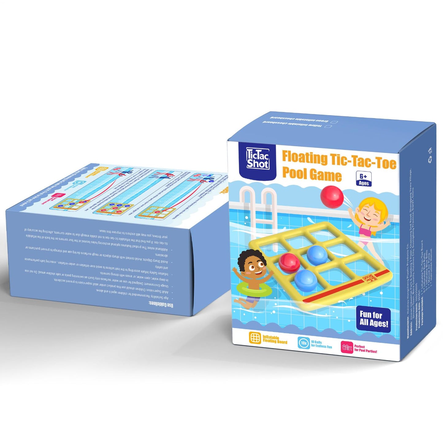 🙋♂️Pool Toys Games Set- Tic-Tac-Toe Inflatable Pool Toy