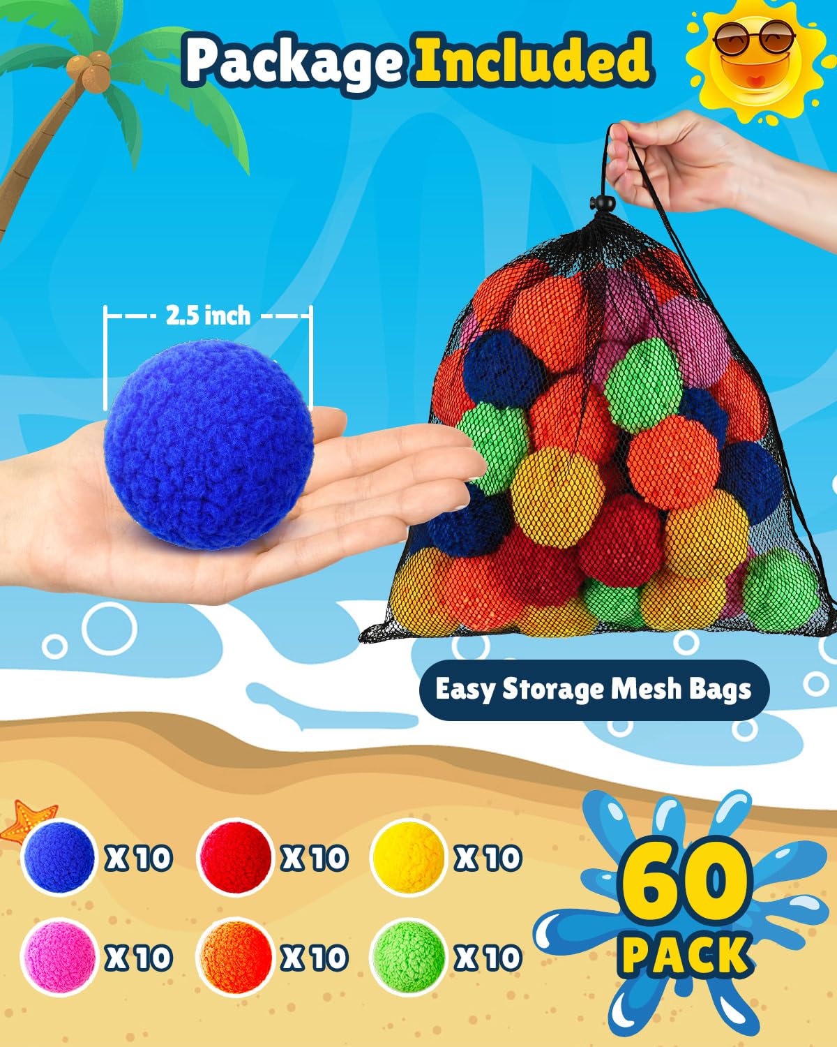 đ¤ˇââď¸Reusable Water Balloons -Summer Pool Toys Water for Backyard Lawn Beach