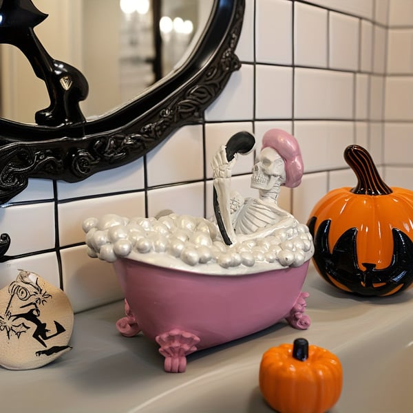 ☠️🛁Pink Bubble Bath Skull💖