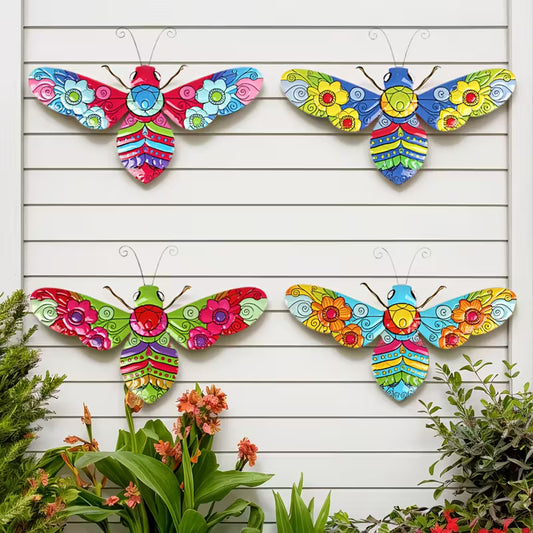 🐝Art Deco Metal Bee Wall Sculptures(4pcs)
