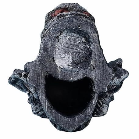 💀Aztec Death Whistle, Authentic Human Sounding Screams 125+ Decibels, White Resin, Whistle