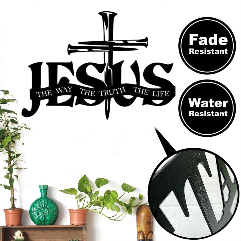 ✝️Jesus & Cross Design Wall Art (12 x 9 inches)