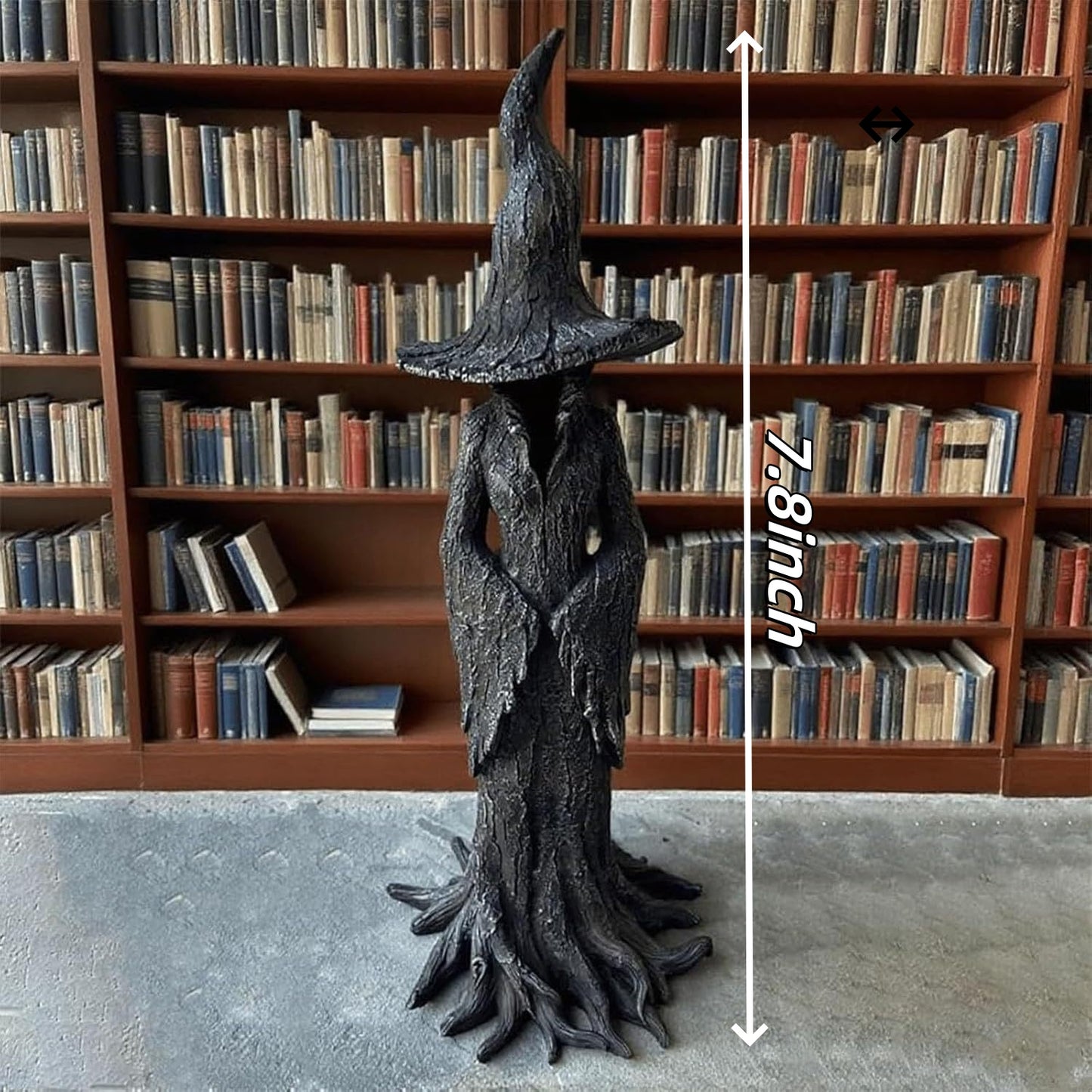 🔥🧙♀️💫Hand-Painted Enchanting Witch Statue
