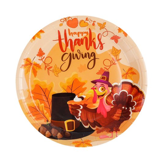 🐔Turkey Thanksgiving disposable plate