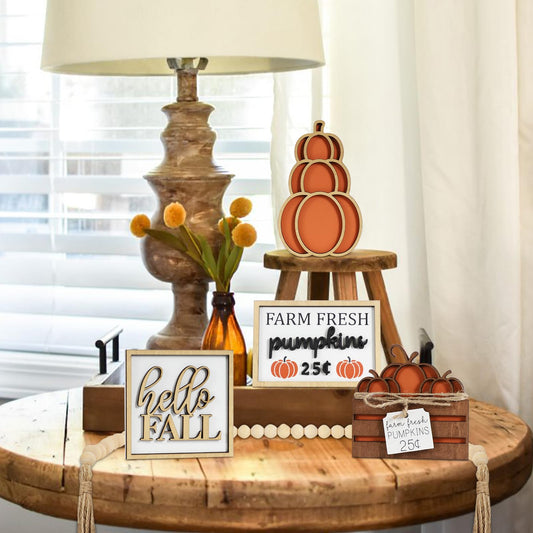 👻6PCS Halloween Tiered Tray Decor(Tiered Tray NOT Included)