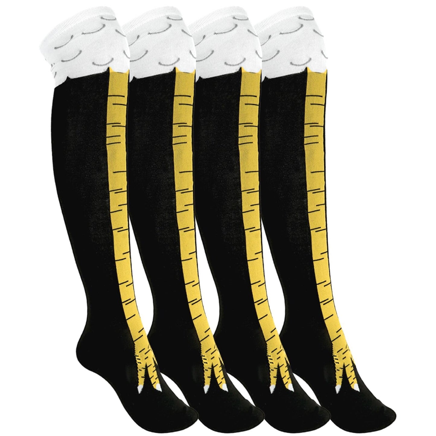 đ2PCS Crazy Funny Chicken Feet Socks for Women Men