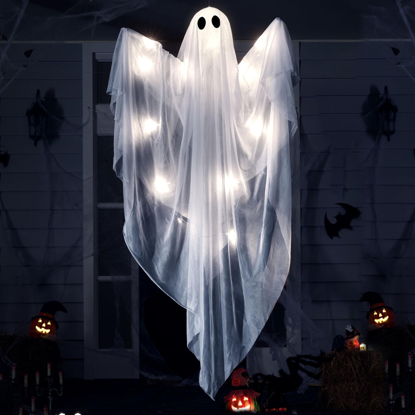 👻 Halloween Hanging Ghost Lights