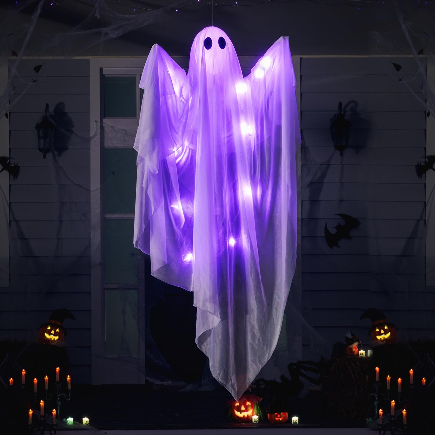 👻 Halloween Hanging Ghost Lights