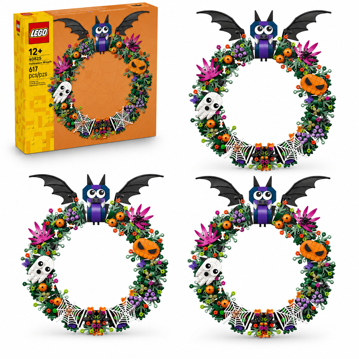 LEGO Halloween Wreath 40825 β 617-Piece Building Set
