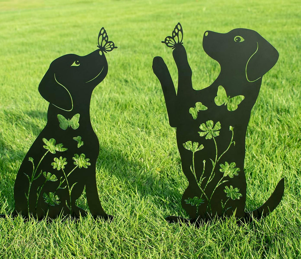 🐾Dachshund Rust Proof Metal Garden Stakes - Outdoor for Yard & Patio🍂