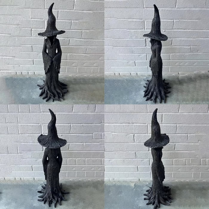 🔥🧙♀️💫Hand-Painted Enchanting Witch Statue