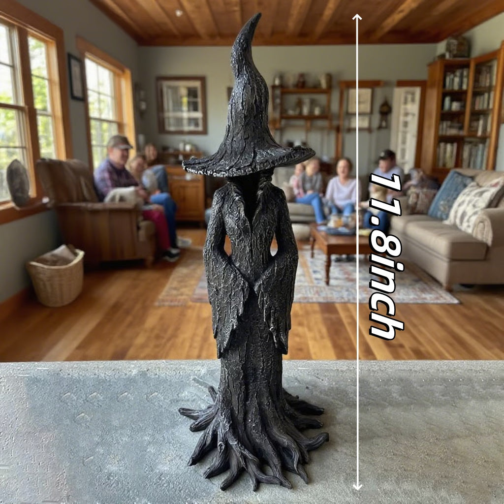 🔥🧙♀️💫Hand-Painted Enchanting Witch Statue