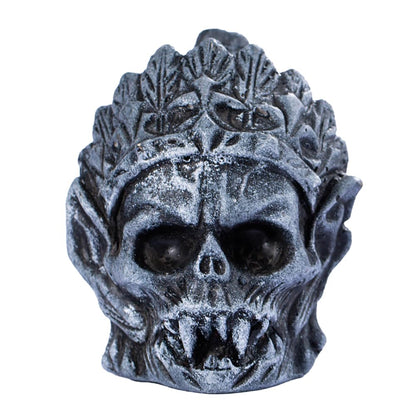 💀Aztec Death Whistle, Authentic Human Sounding Screams 125+ Decibels, White Resin, Whistle