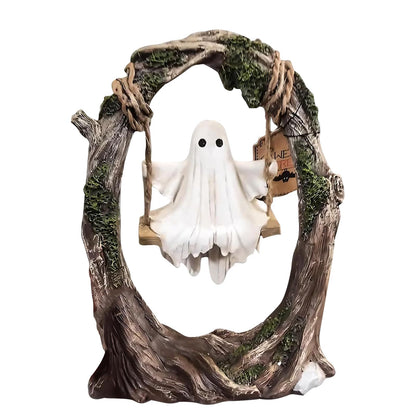 👻Halloween Cute Ghost Tree Swing Decor