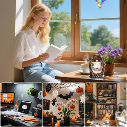 👻Halloween Cute Ghost Tree Swing Decor