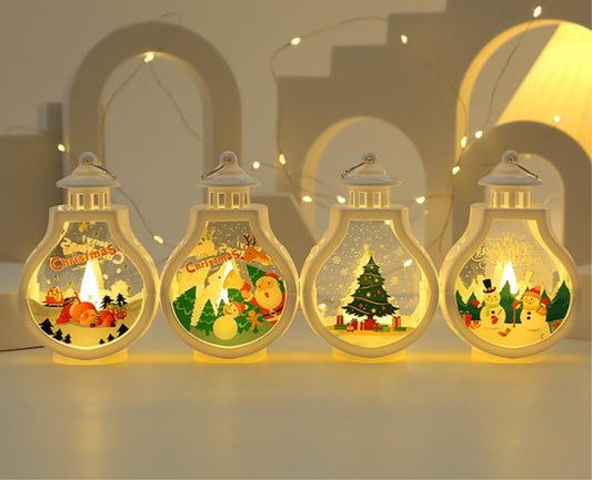 🎄⭐Christmas Lantern Christmas Xmas Decor（4pack）