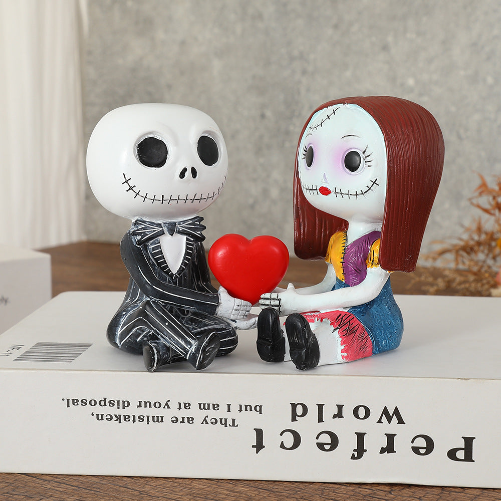 Together Forever Skeleton couple figurines 🦴💑