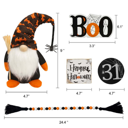 Halloween Farmhouse Rustic Tiered Tray Decor(Tiered Tray NOT Included)