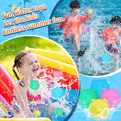 🎈Reusable Water Balloons,Reusable Balloons Self-Sealing Water Balls