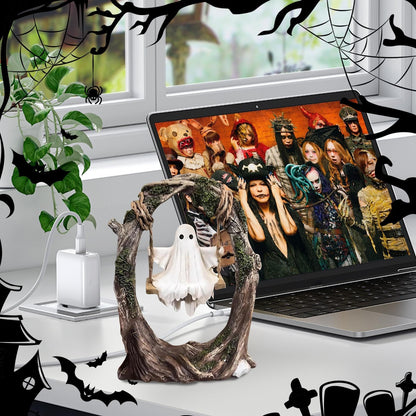 👻Halloween Cute Ghost Tree Swing Decor