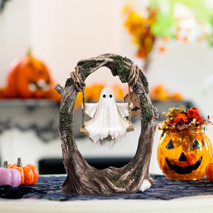 👻Halloween Cute Ghost Tree Swing Decor