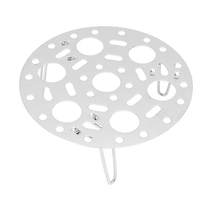 👨‍🍳Silver Stainless Steel Steamer Rack with Stand for Cooking
