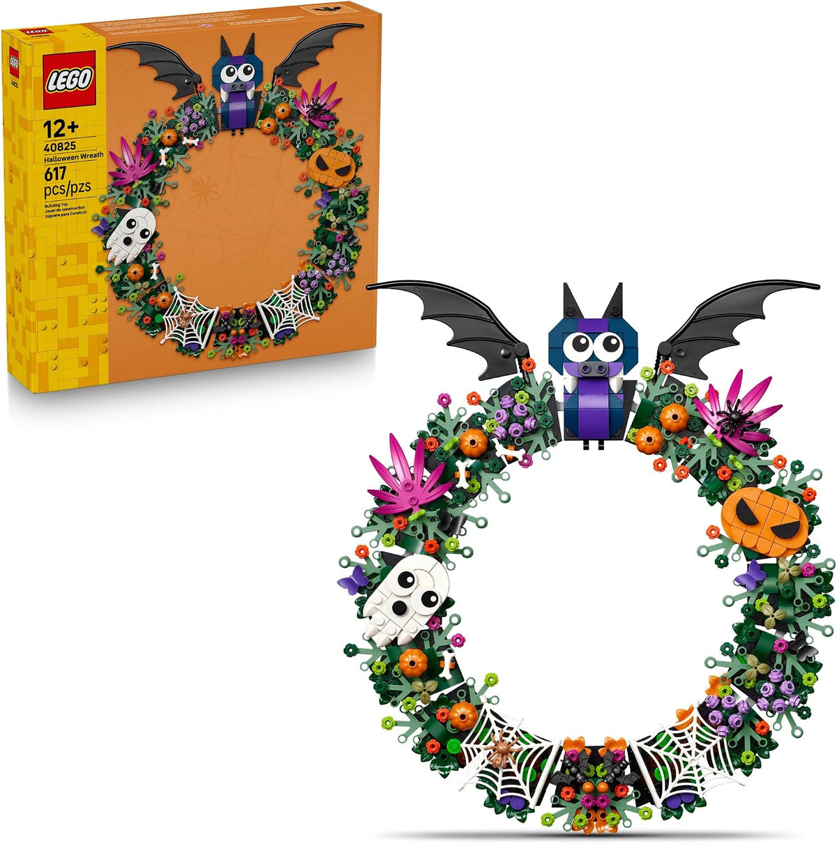 LEGO Halloween Wreath 40825 – 617-Piece Building Set