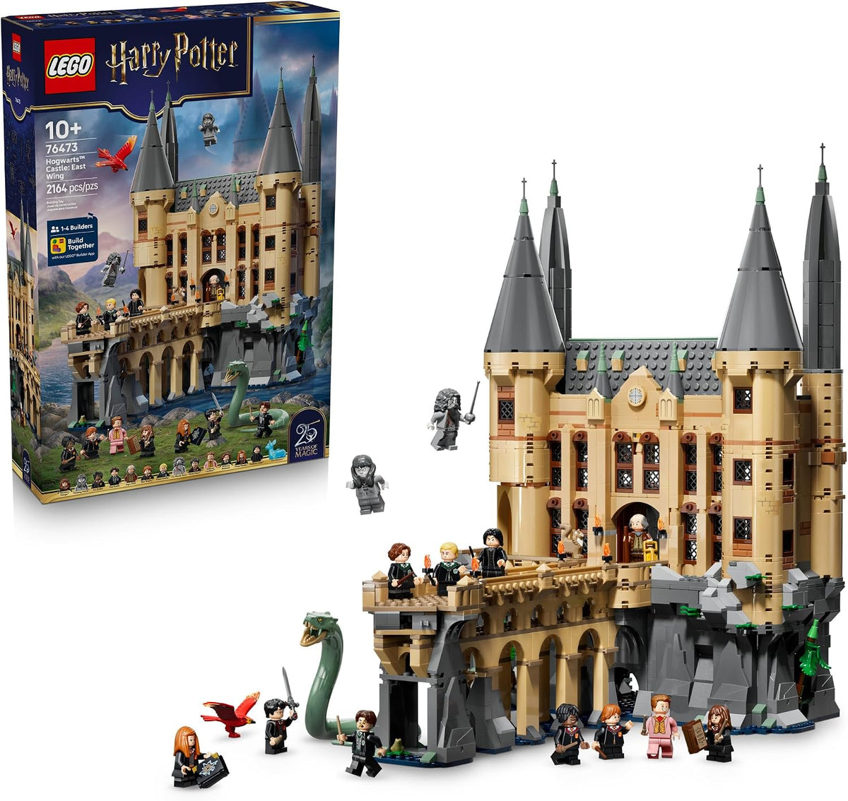 LEGO Harry Potter Hogwarts Castle: East Wing – 2,164-Piece Building Set (76473)