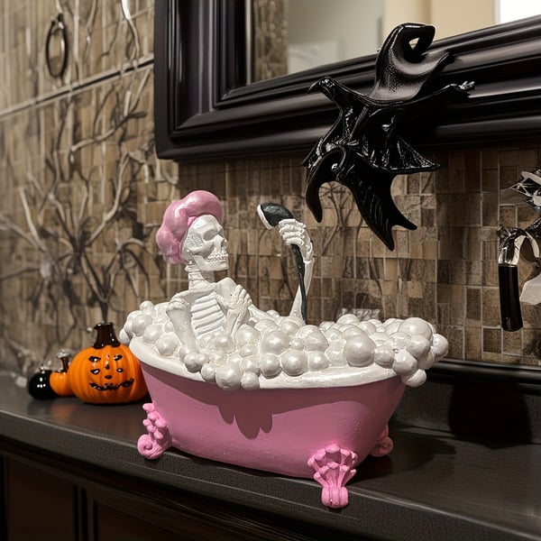 ☠️🛁Pink Bubble Bath Skull💖