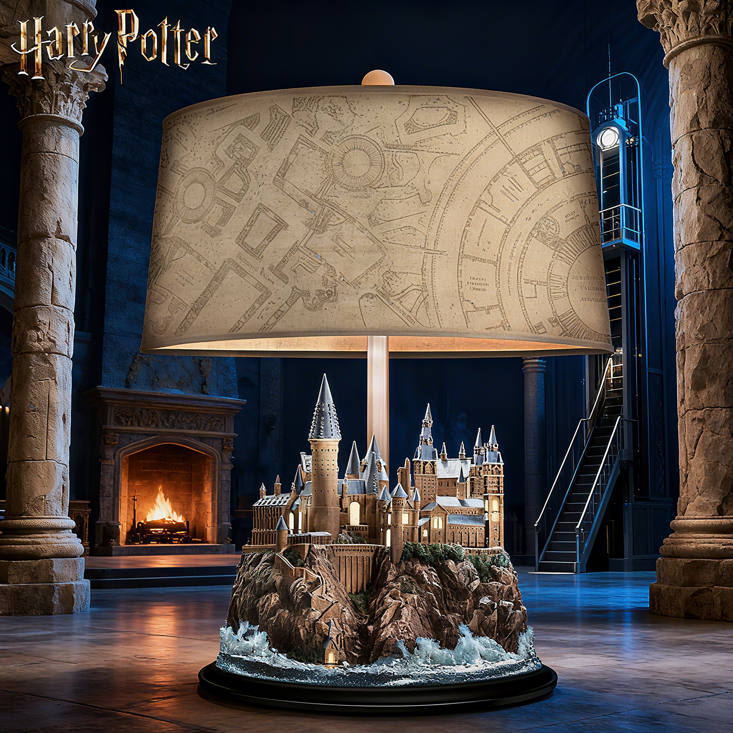 ✨ Iconic Hogwarts™ Castle Lamp: A Magical Light-Up Collectible