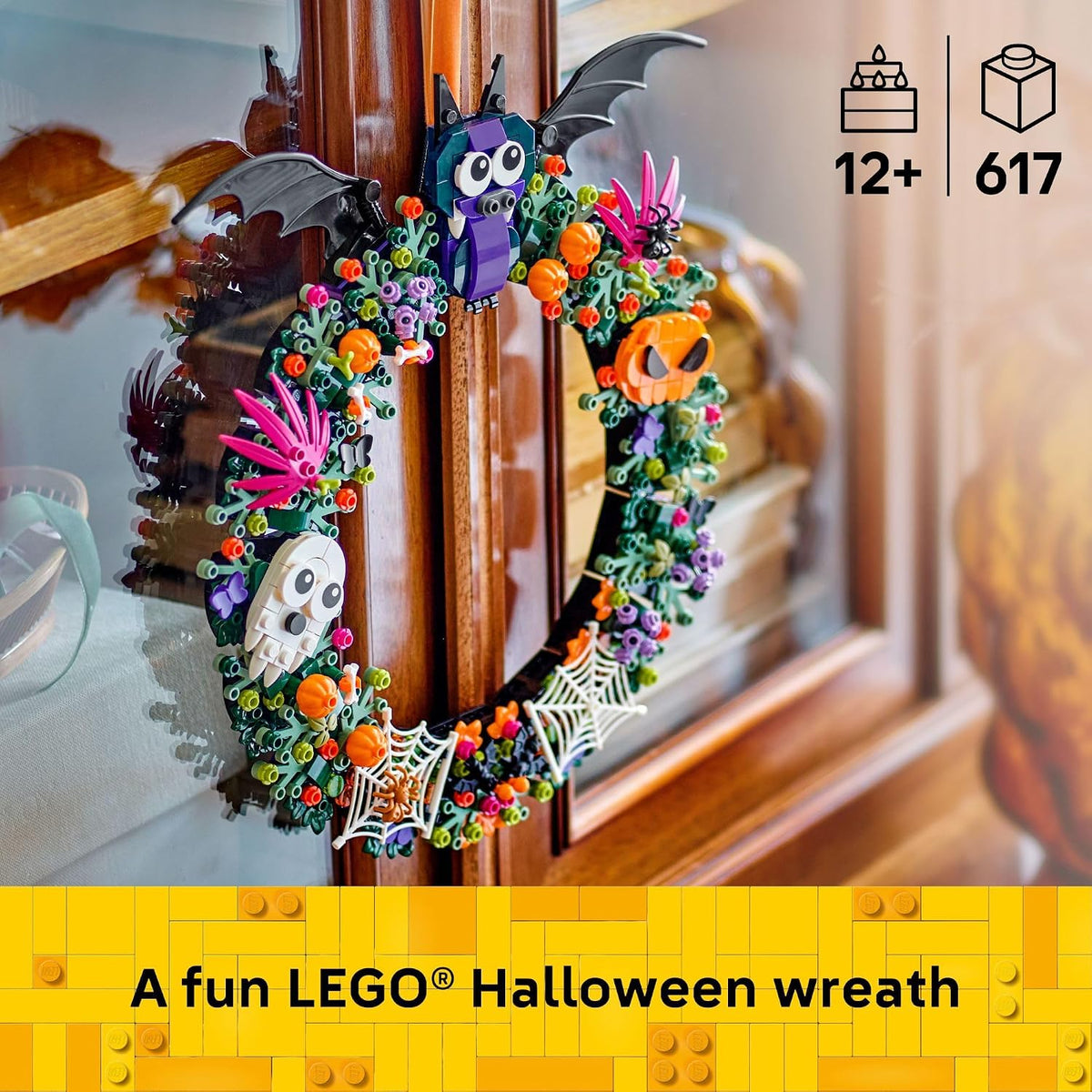 LEGO Halloween Wreath 40825 – 617-Piece Building Set