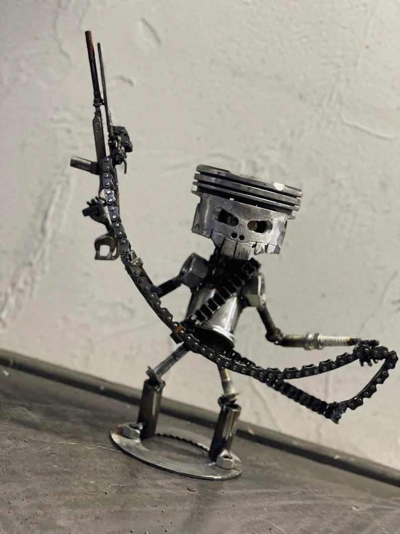 Meet Chain Gunner – The Armed Enforcer of the Piston Posse! 🔥