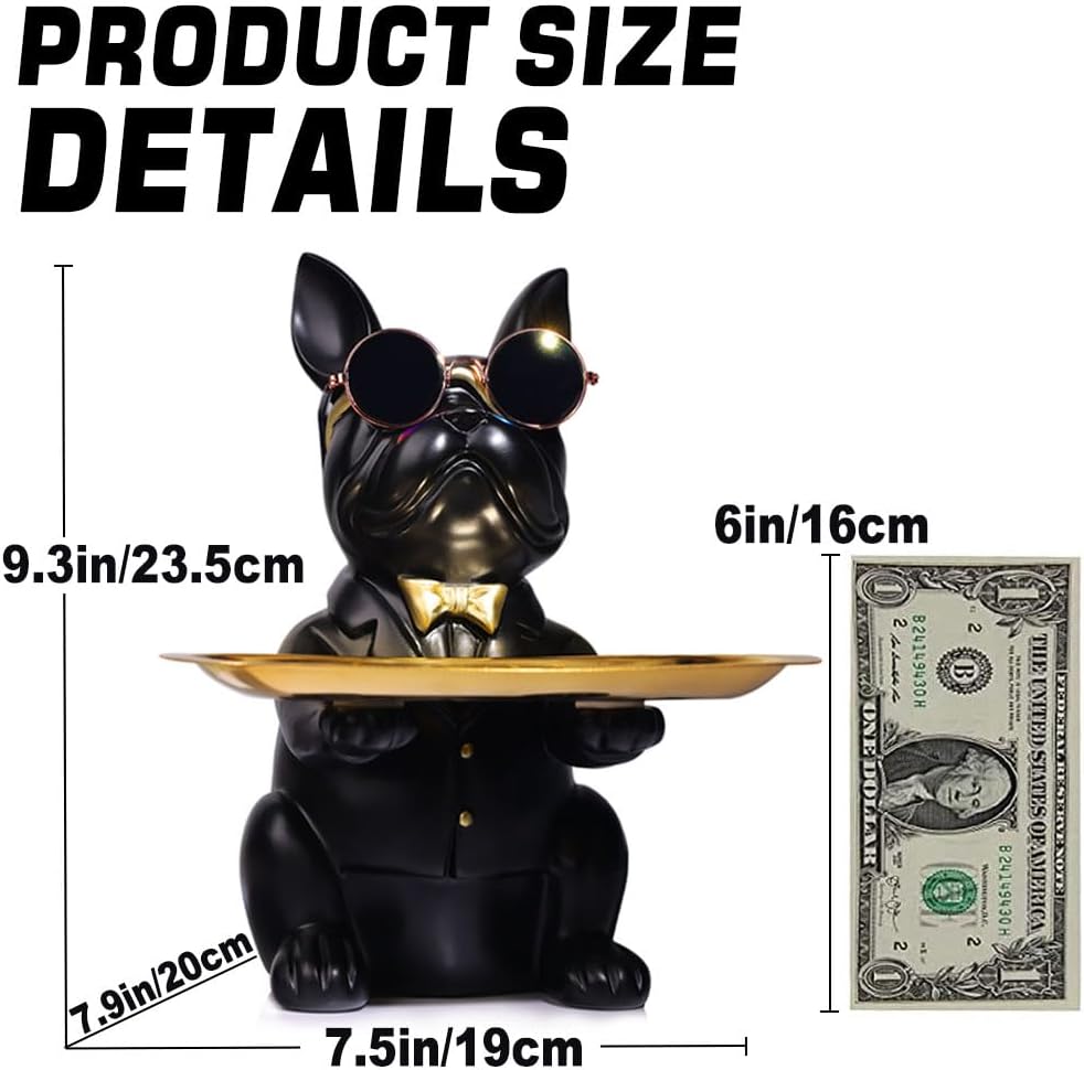 French Bulldog Tray & Key Holder