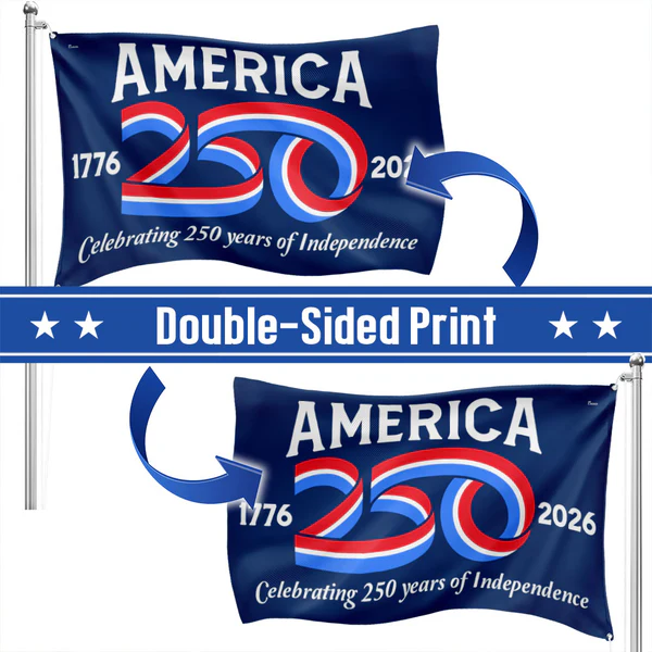 🔥 USA Made Official 2026 American 250th Anniversary Commemorative Flag