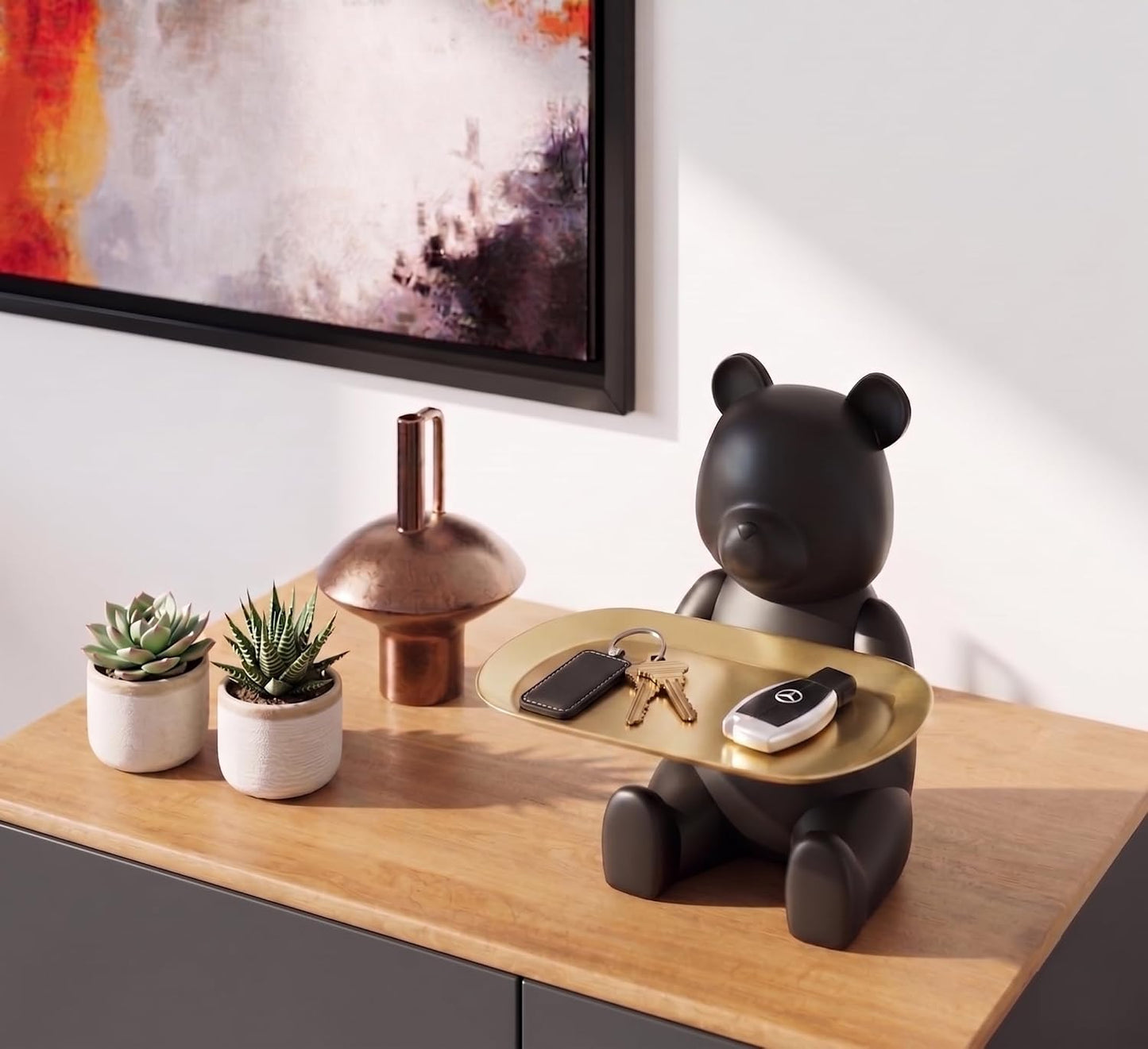 Cute Bear Key Bowl & Catch-All Tray