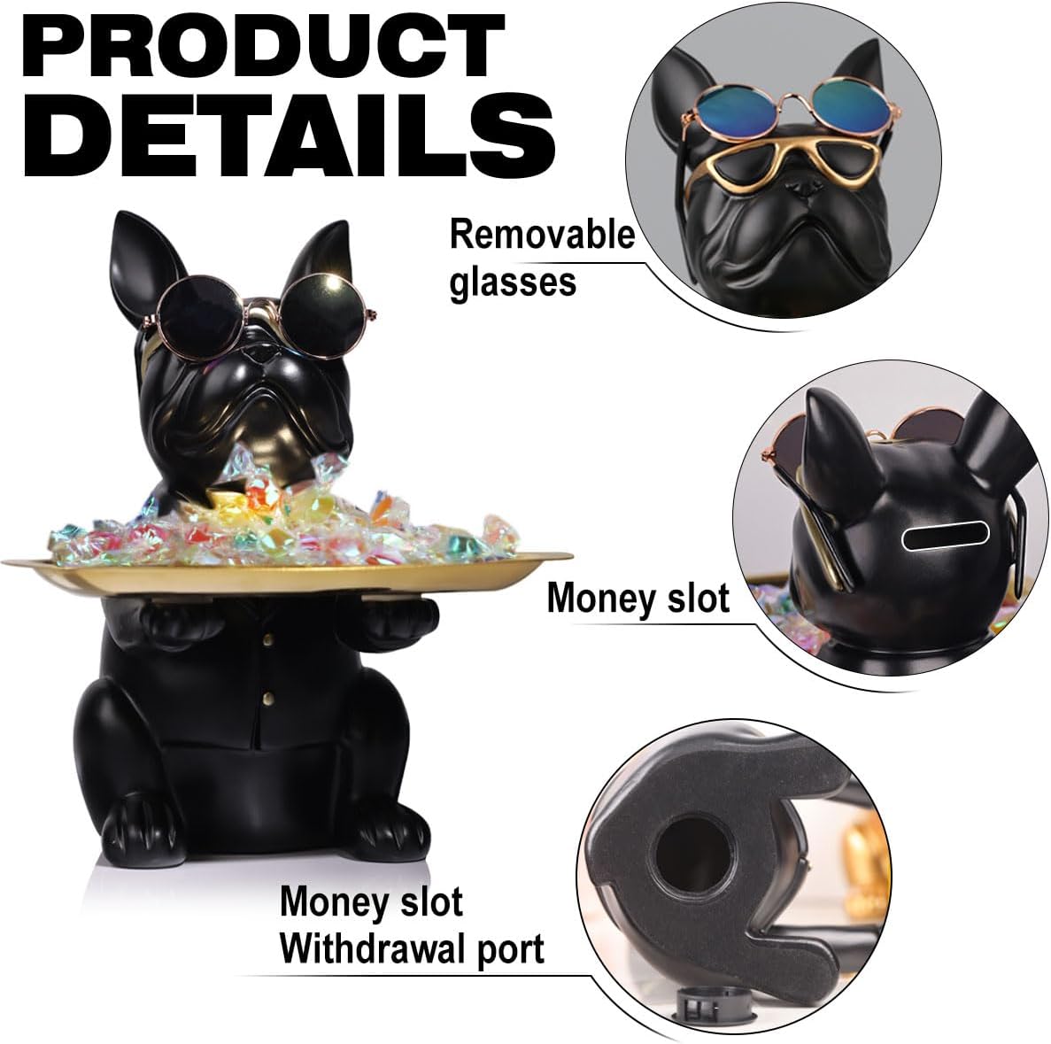 French Bulldog Tray & Key Holder