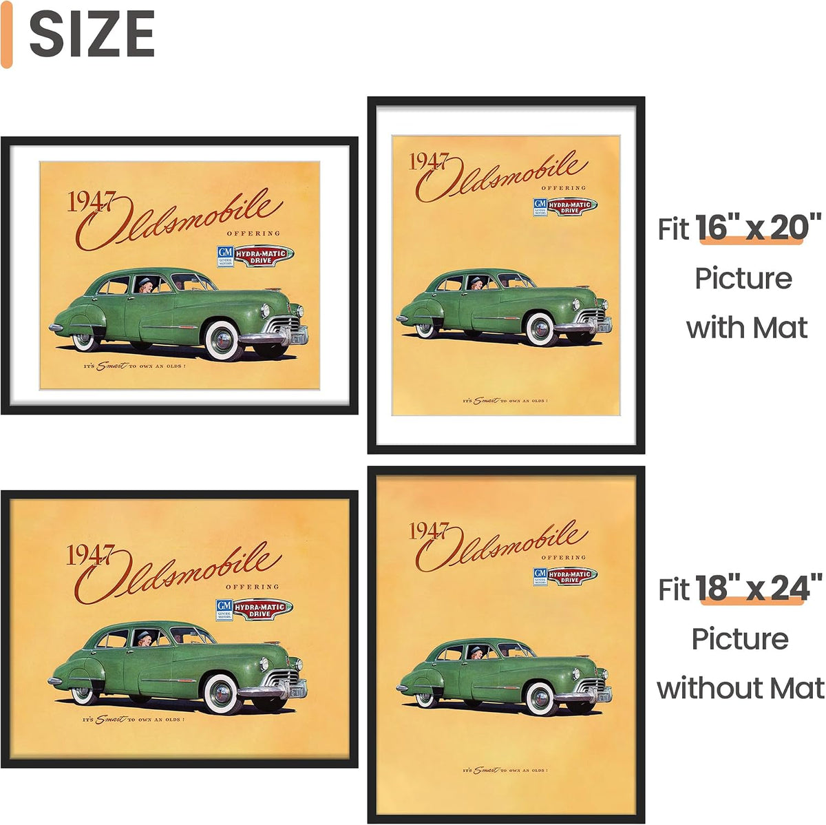 Modern Picture Frame for Wall & Gallery Decor