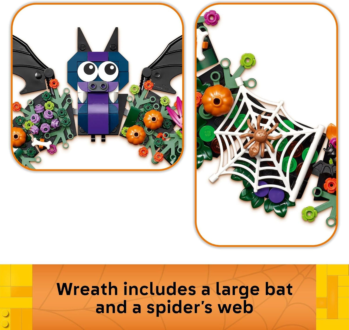 LEGO Halloween Wreath 40825 – 617-Piece Building Set