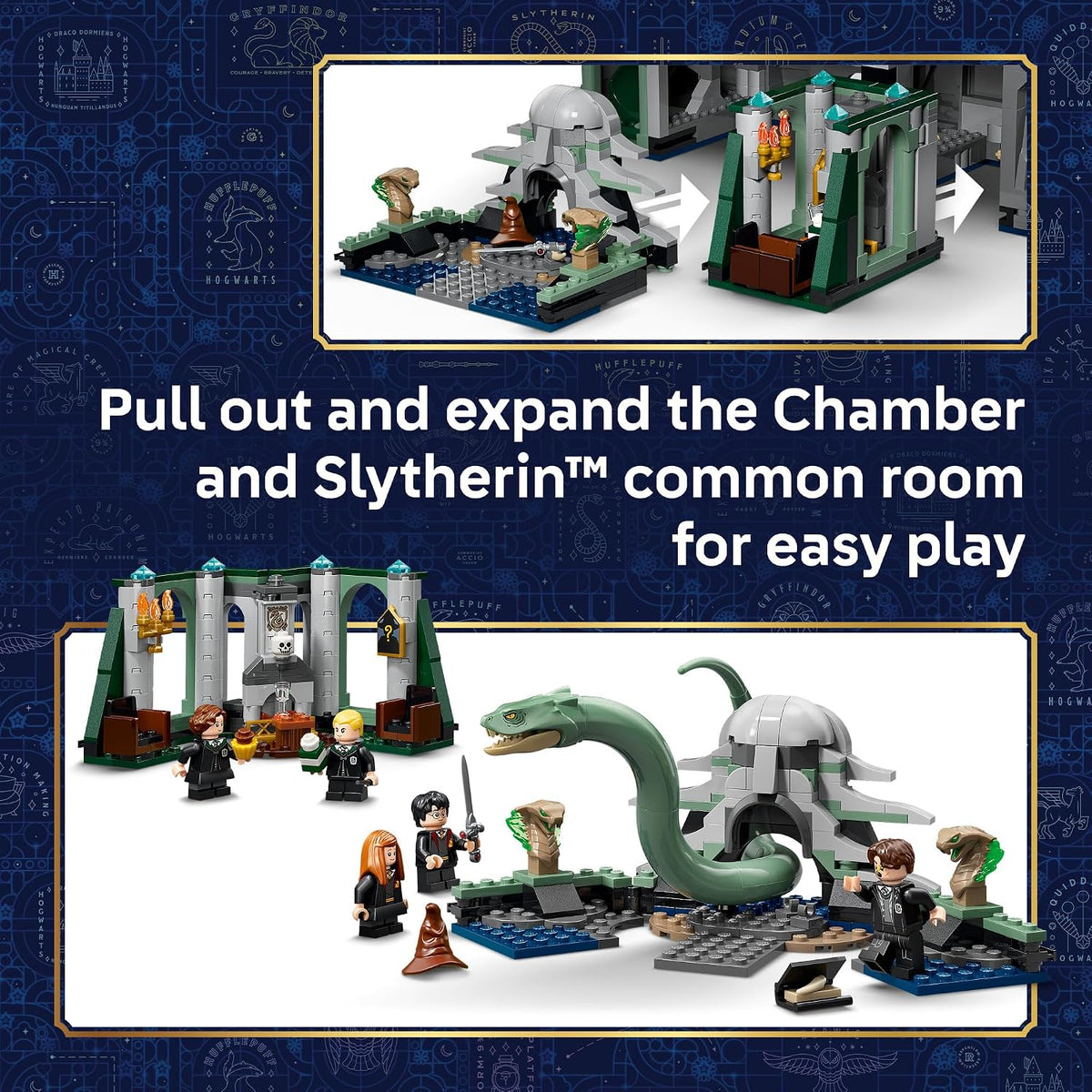 LEGO Harry Potter Hogwarts Castle: East Wing – 2,164-Piece Building Set (76473)