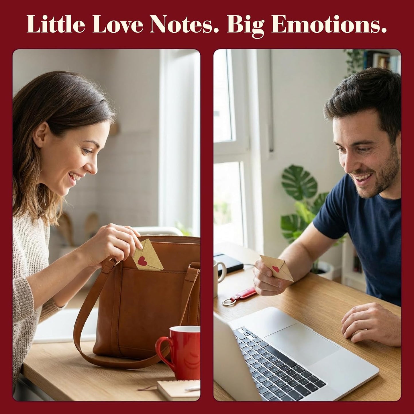 60-Pack Mini Note Cards & Envelopes - Blank Love Notes for All Occasions