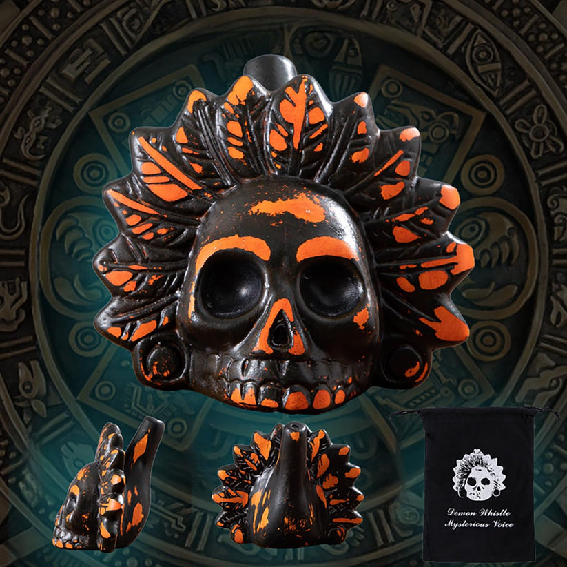 💀Real Aztec Death Whistle - 125+ decibels real human screamer