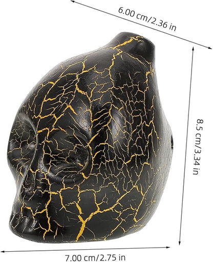 💀Halloween Death Whistle Ceramic Skull Decoration Eerie Sound Whistle