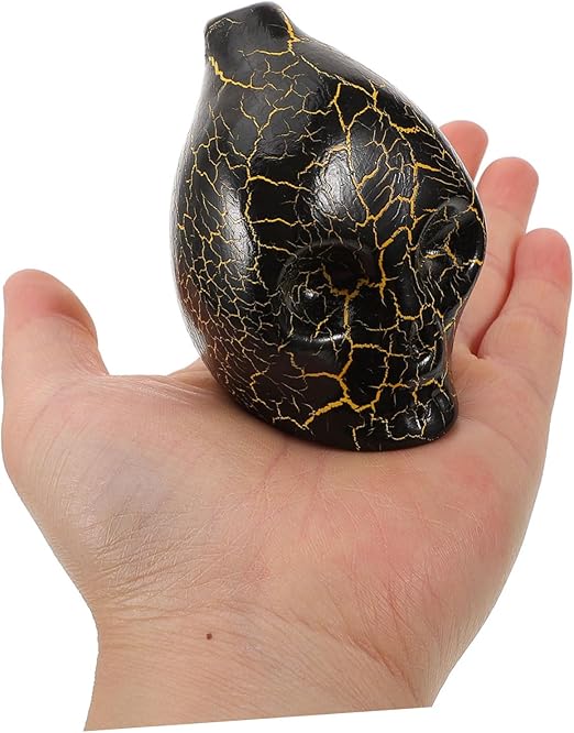 💀Halloween Death Whistle Ceramic Skull Decoration Eerie Sound Whistle